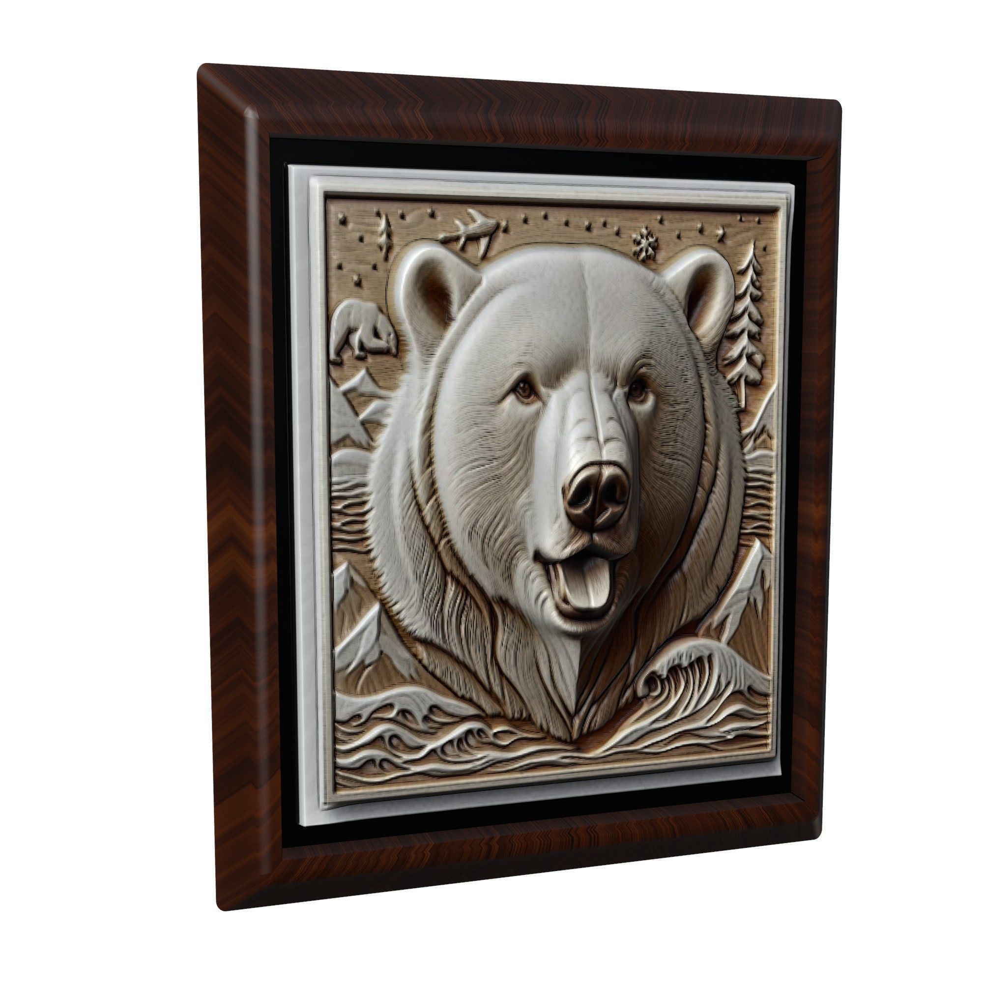 Polar Bear Animal 3D print model_1