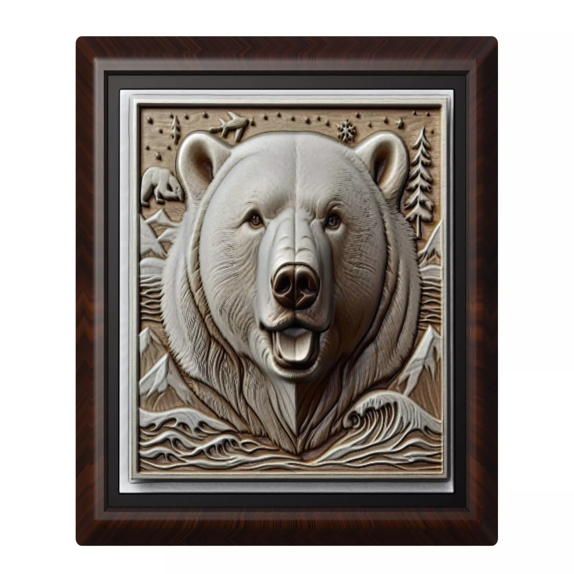 Polar Bear Animal 3D print model_0