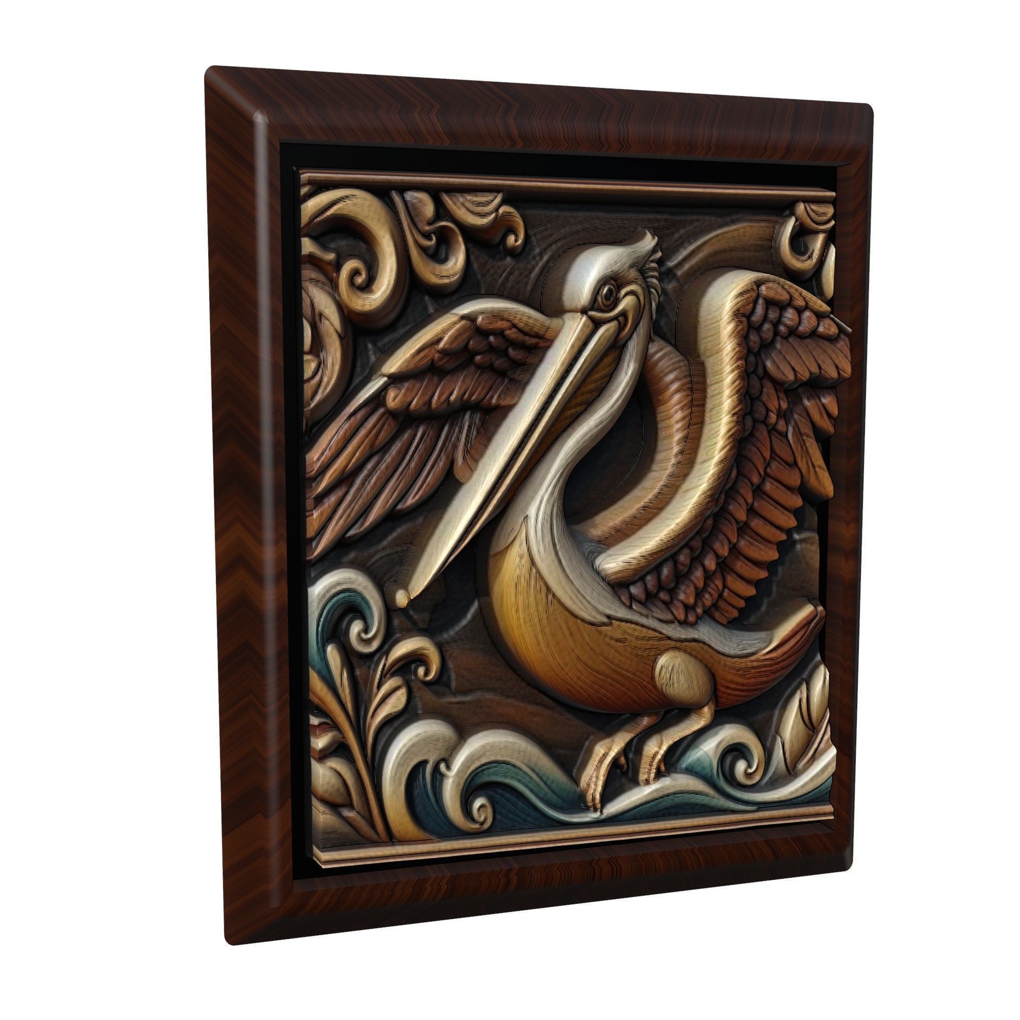 Pelican Animal 3D print model_1