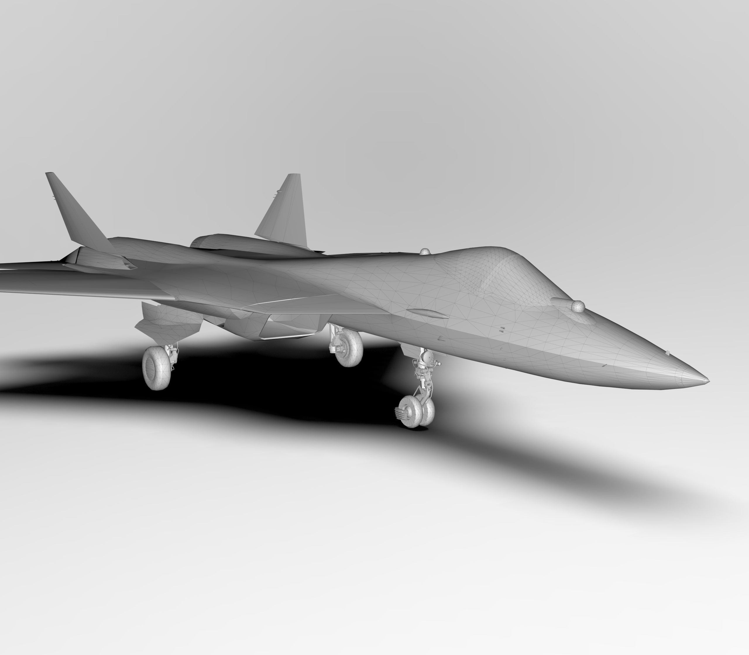 Sukhoi Su-57 Felon Russia 3D model_8