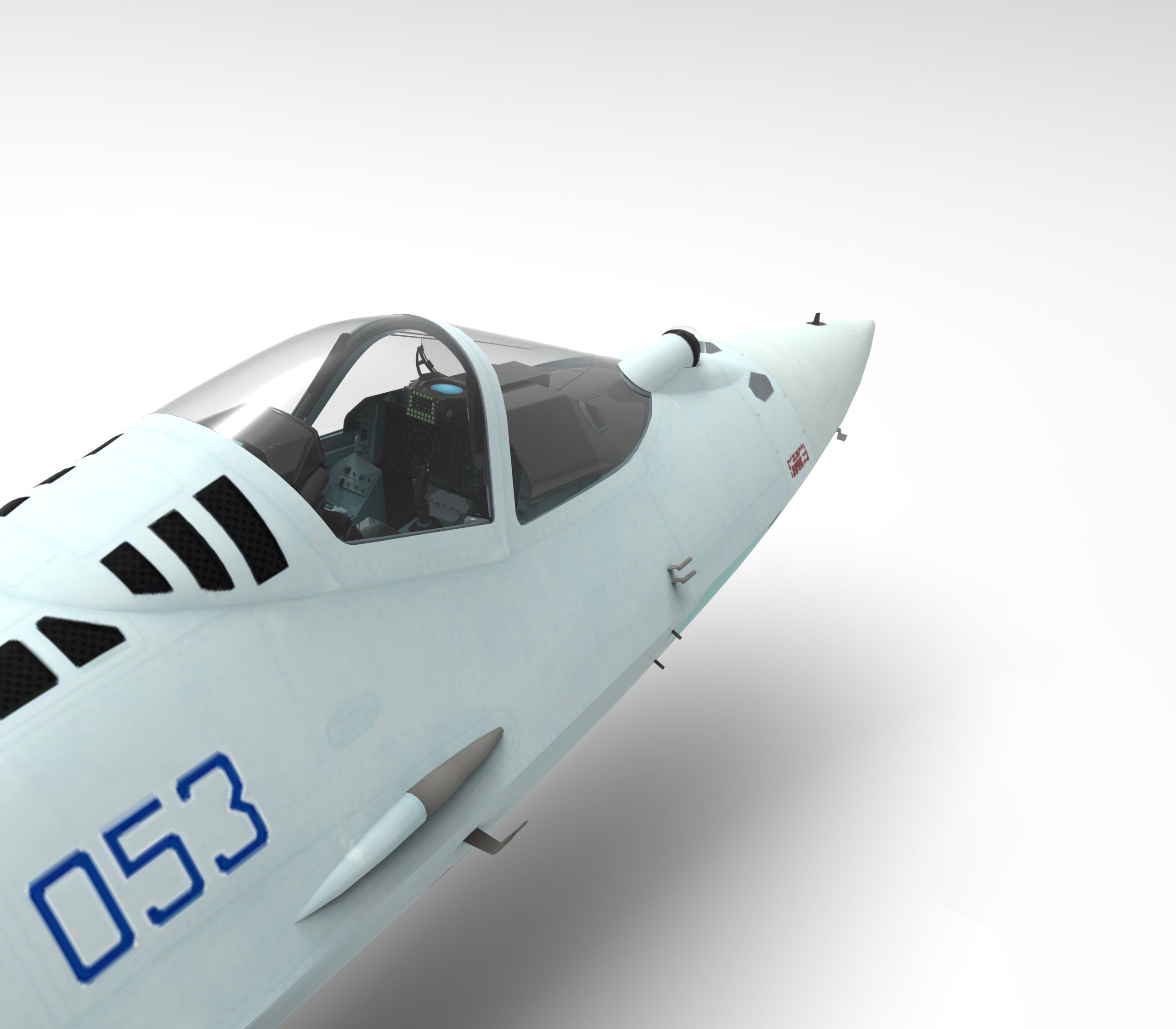 Sukhoi Su-57 Felon Russia 3D model_5