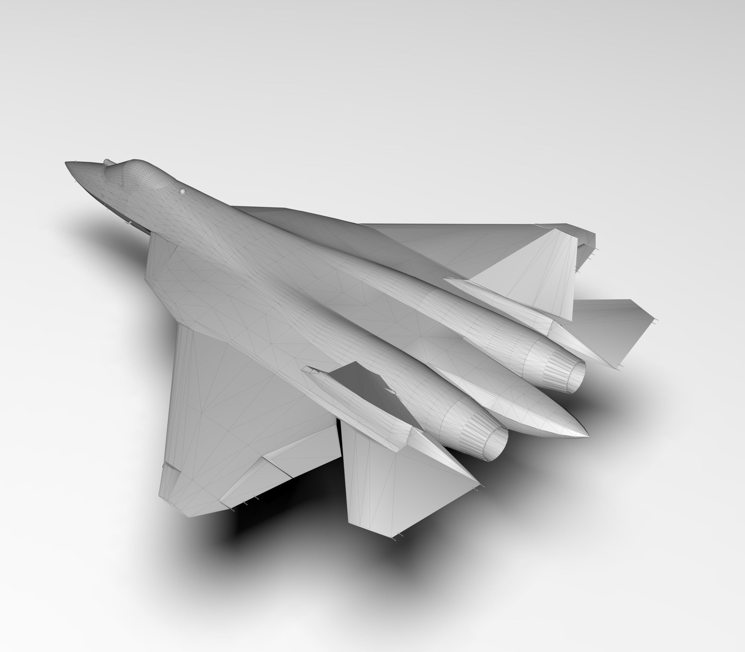 Sukhoi Su-57 Felon Russia 3D model_6