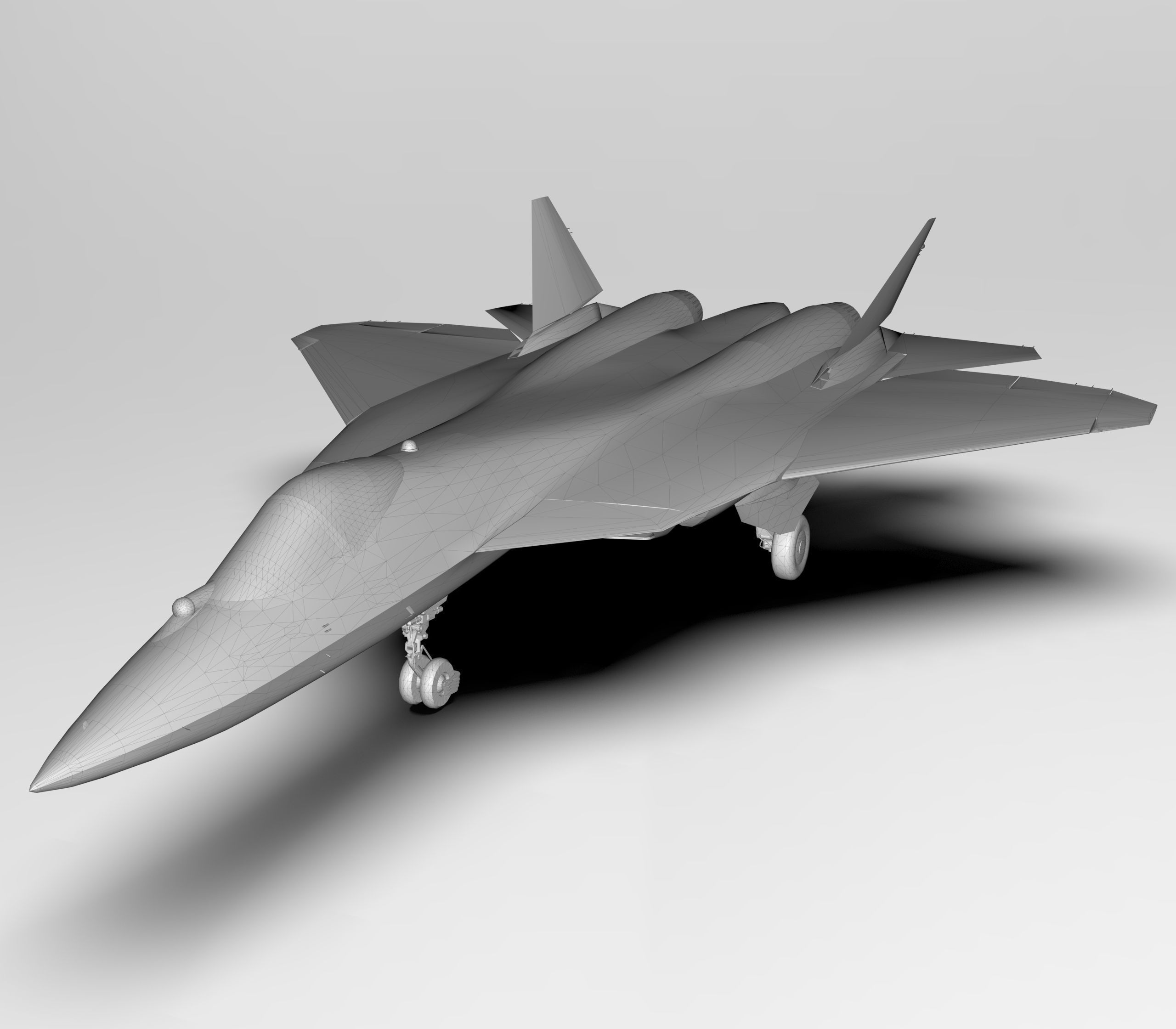 Sukhoi Su-57 Felon Russia 3D model_7