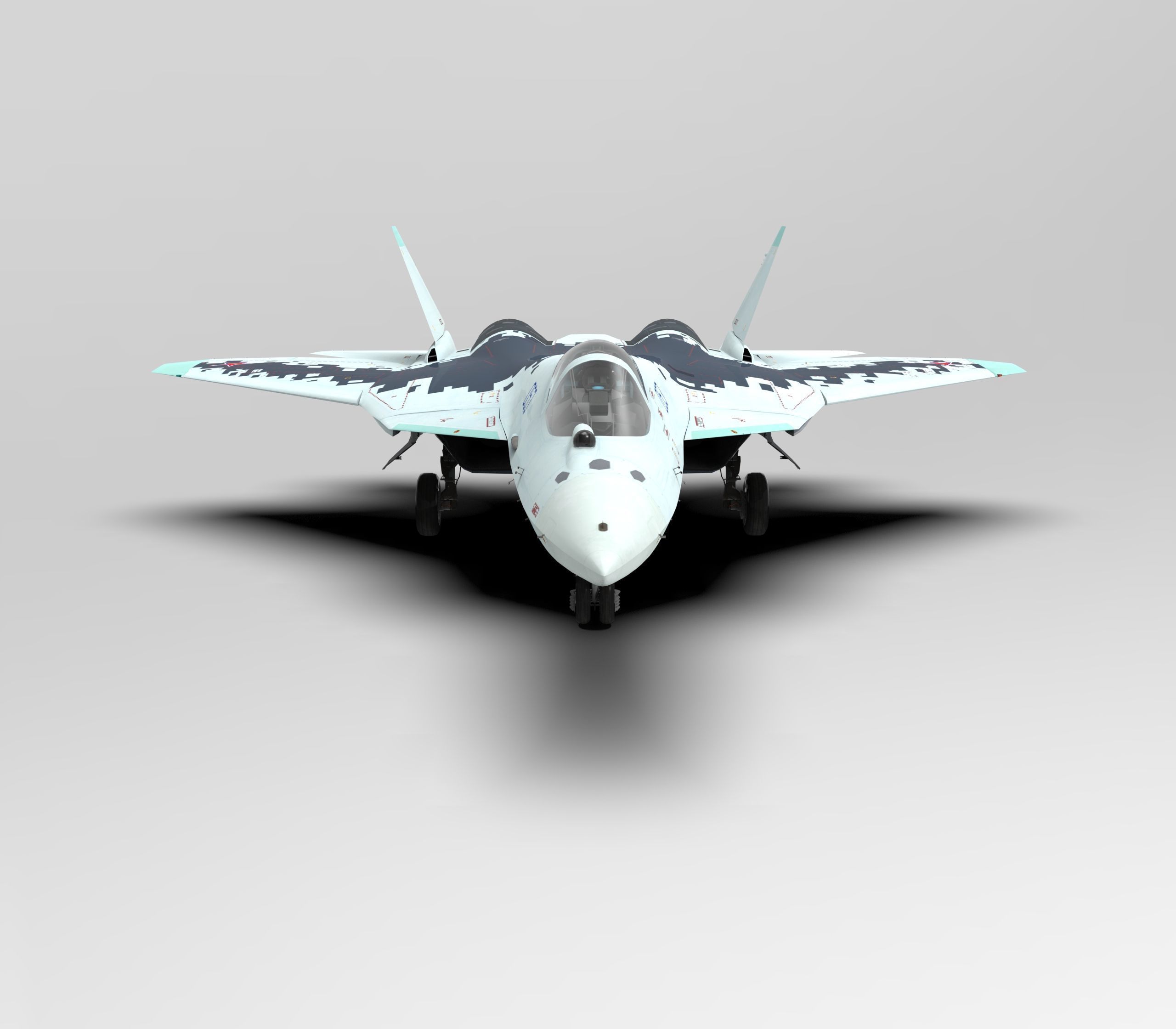 Sukhoi Su-57 Felon Russia 3D model_2