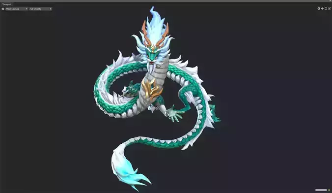 Myth dragon 3D model