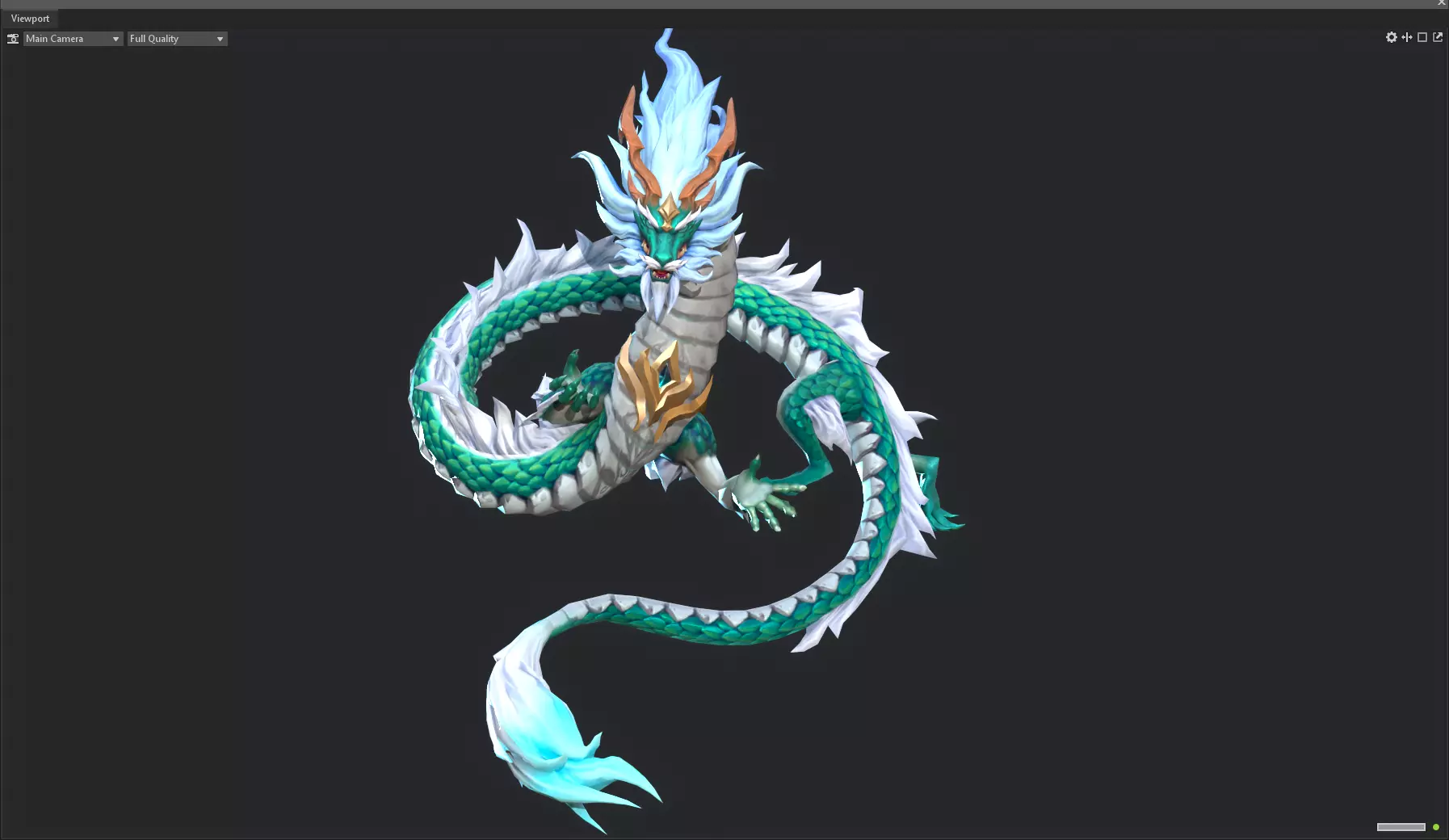 Myth dragon 3D model_0