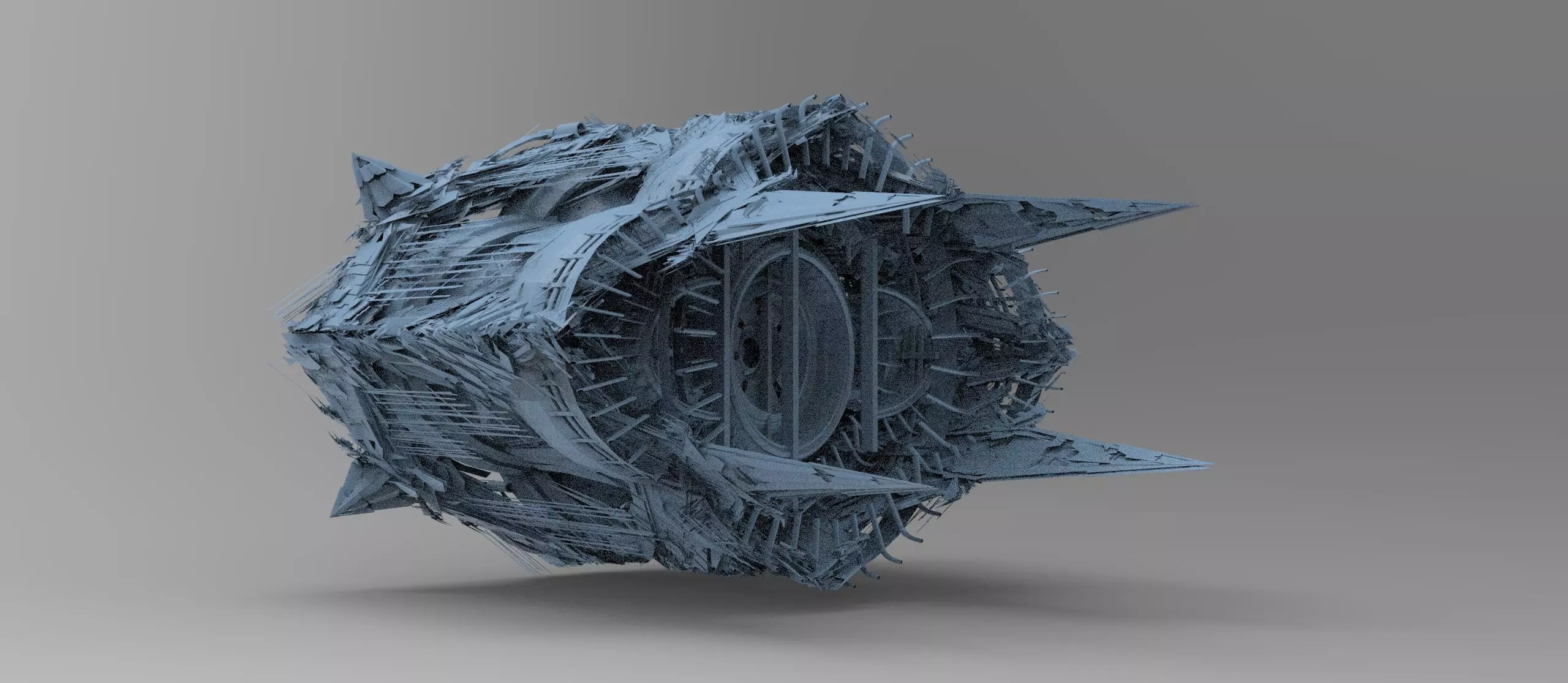 Dominator airship zeppelin 1 3D model_0