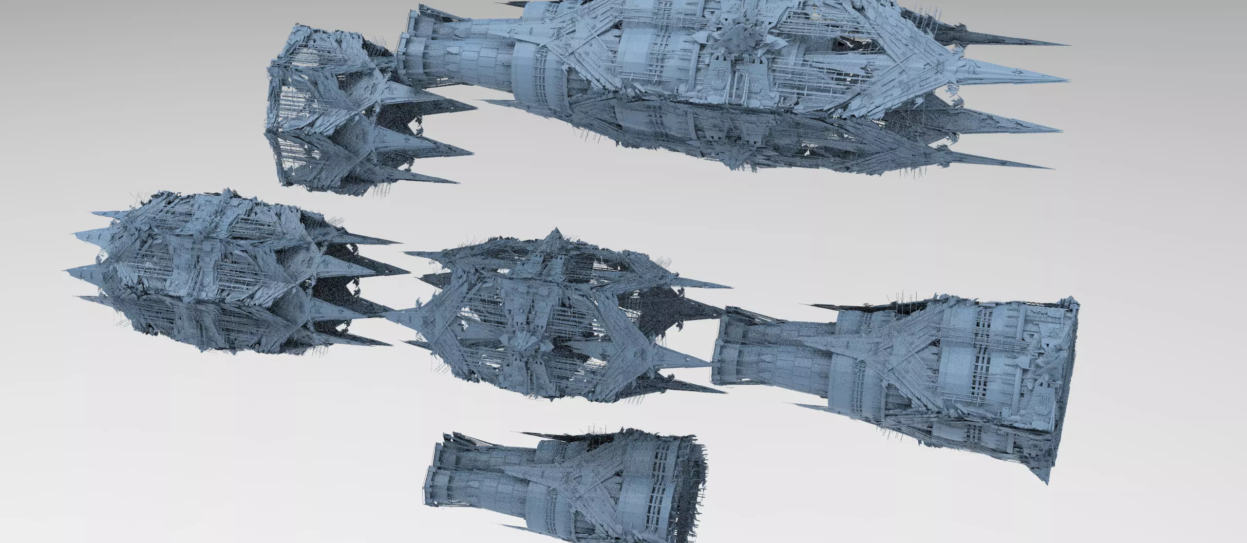 Grand Cigar zeppelin Mega Ship collection 1  3D model_0