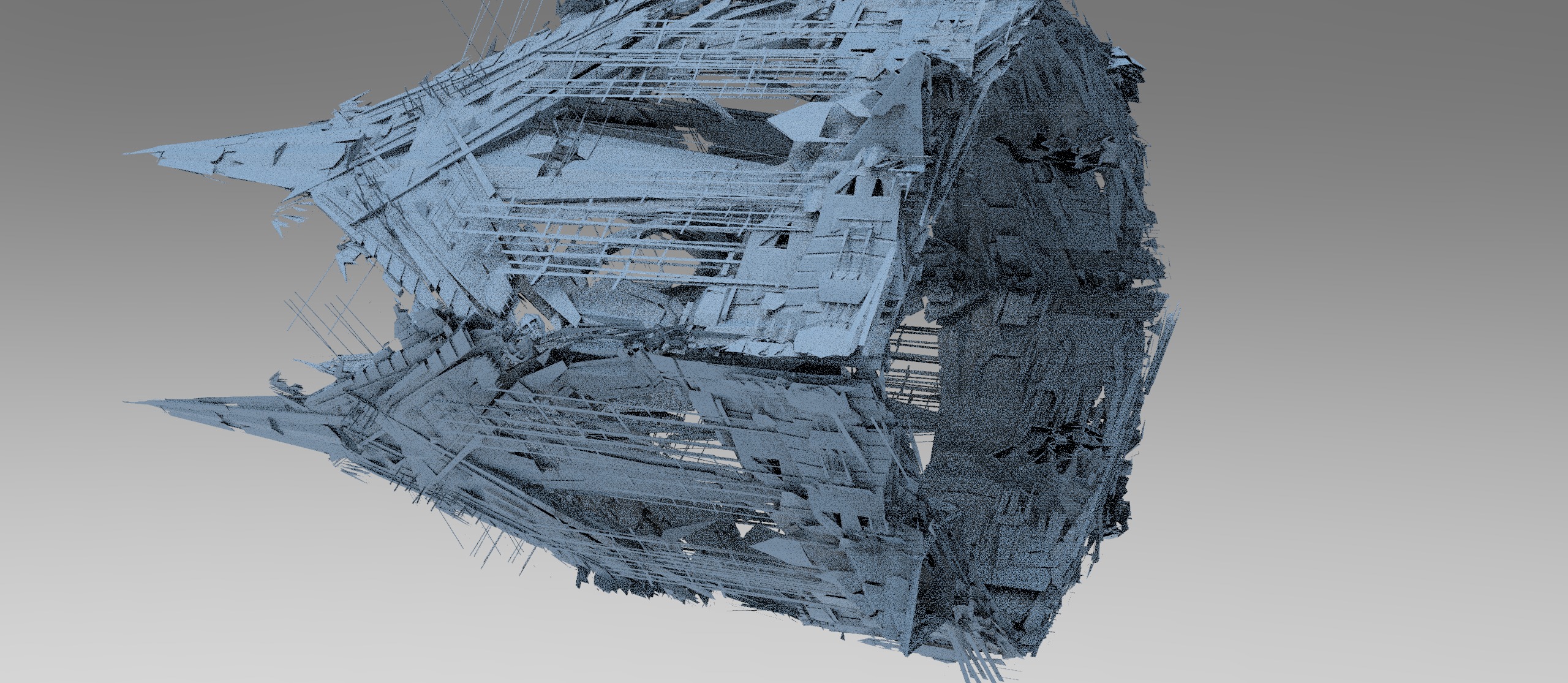 Grand Cigar zeppelin Mega Ship collection 2 3D model_3