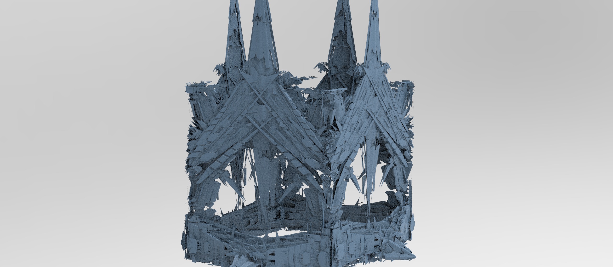 Grand Cigar zeppelin Mega Ship collection 2 3D model_8