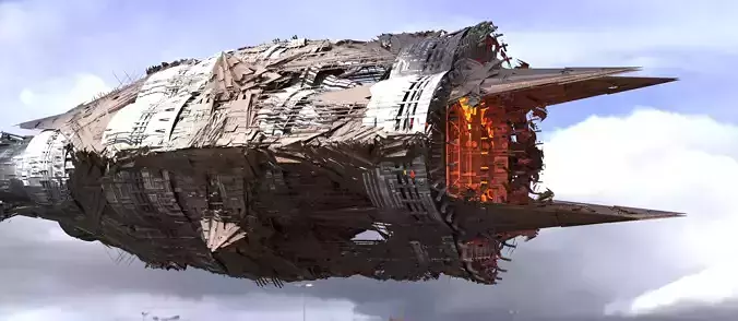 Grand Cigar zeppelin Mega city blocks