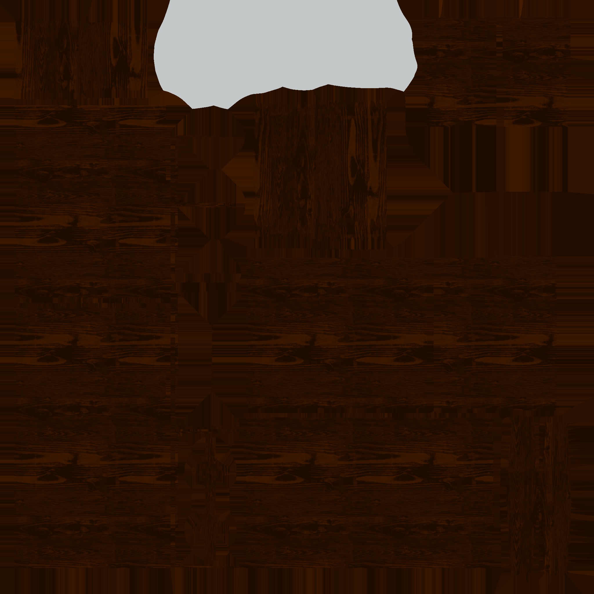 Bookshelf Type A Low-poly 3D model_6