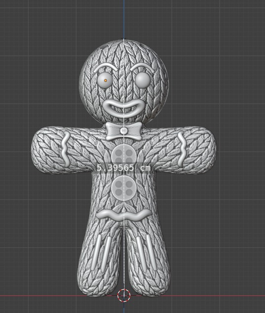 Cookie Guy 3D print model_2