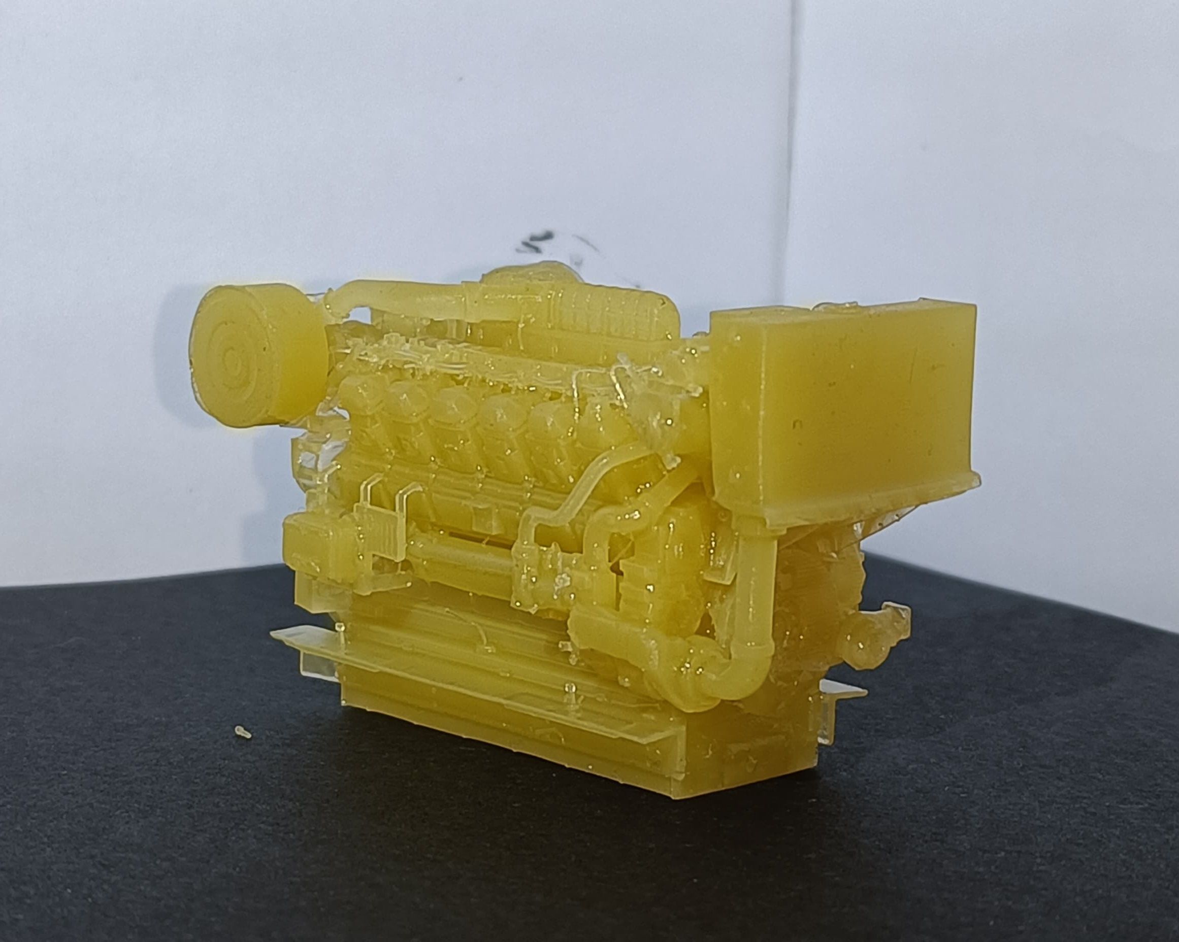 Diesel engine 3512 Cat marine 3D print model_7