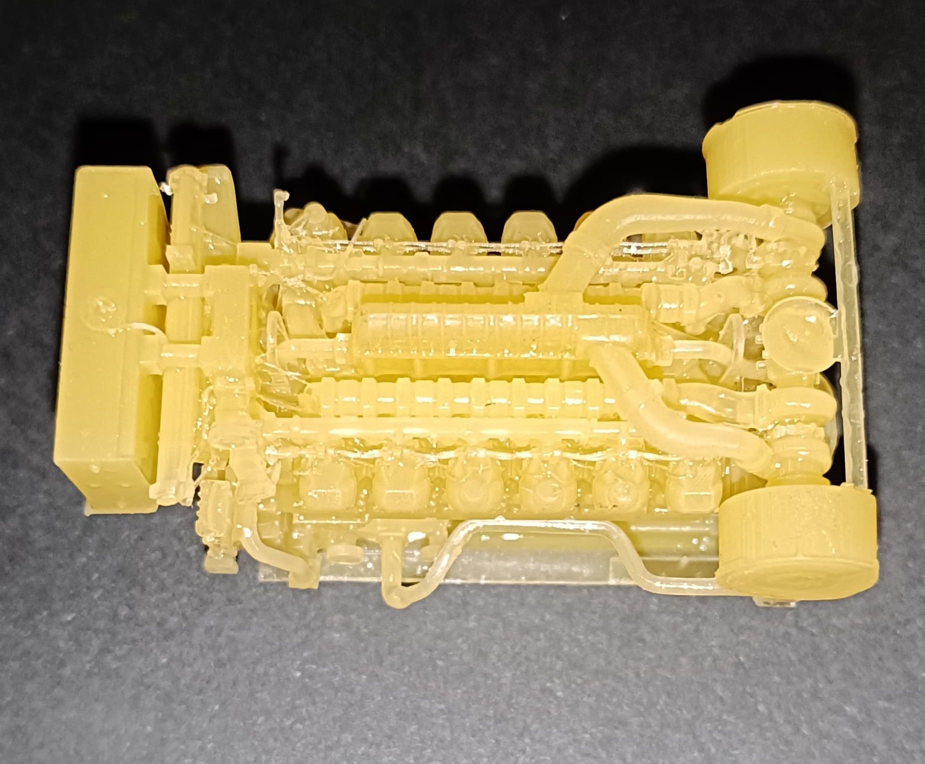 Diesel engine 3512 Cat marine 3D print model_9