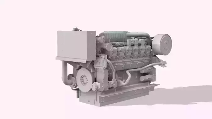 Diesel engine 3512 Cat marine