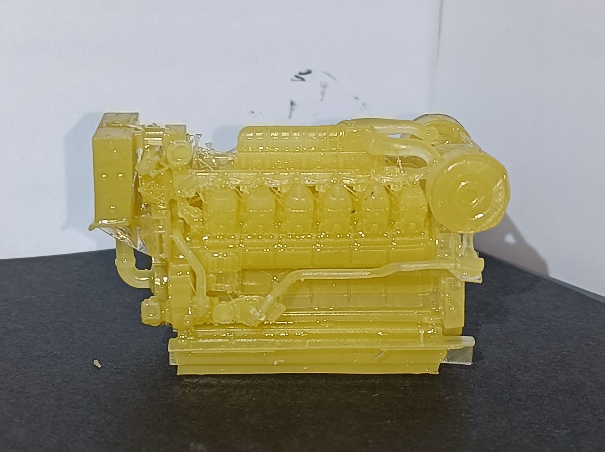 Diesel engine 3512 Cat marine 3D print model_6