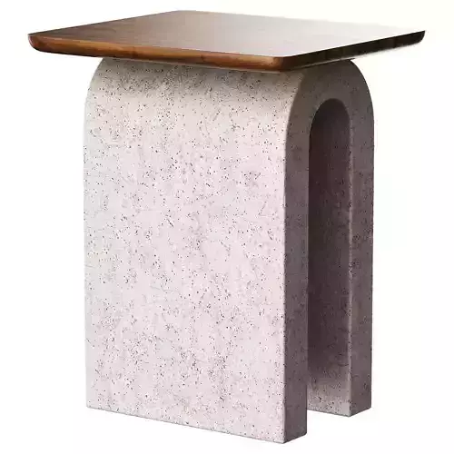 Aspen Sculptural Marble Table