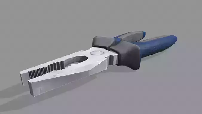 Pliers Low-poly 3D model