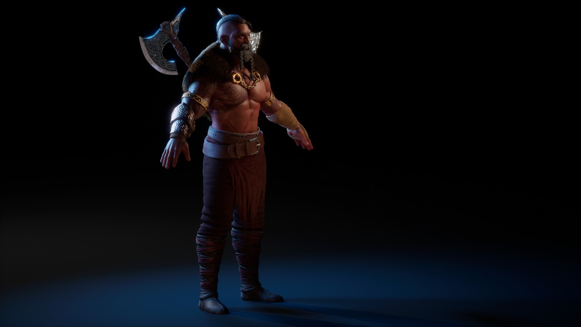 Viking Character Pack 3D model_2