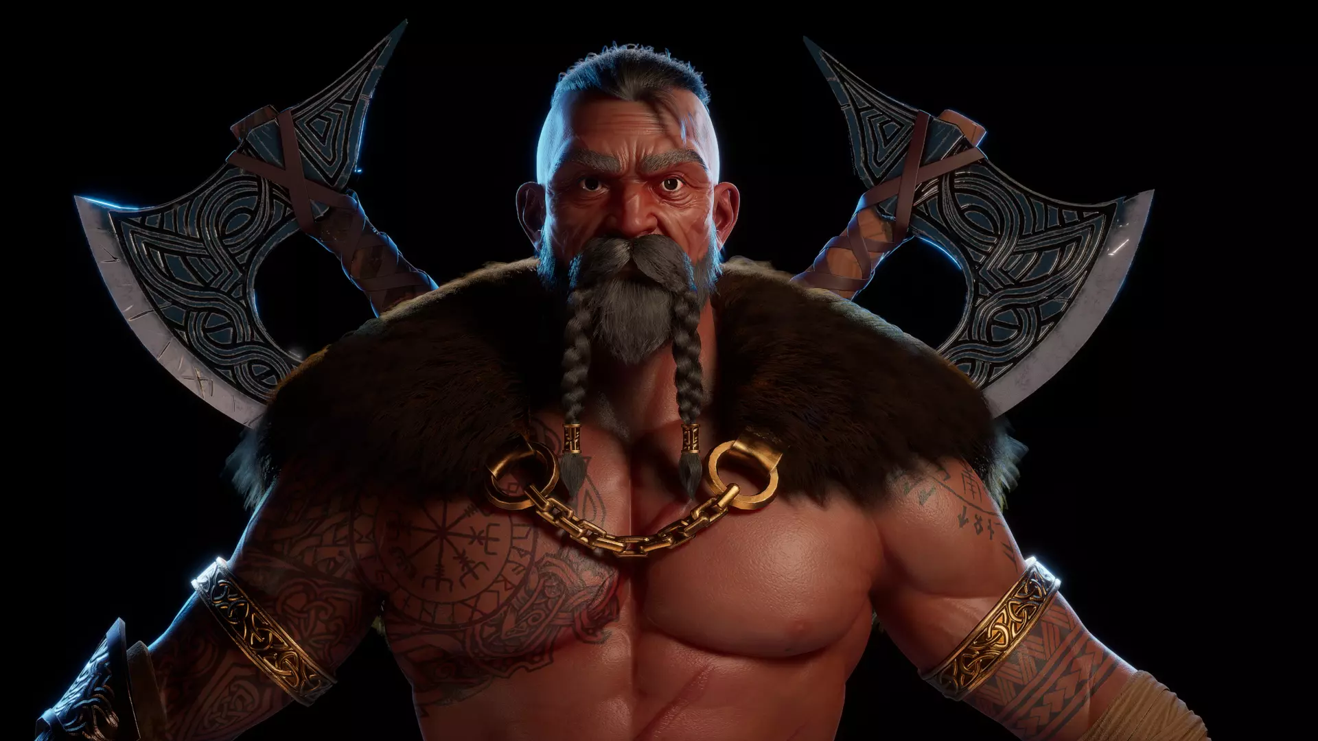 Viking Character Pack 3D model_0