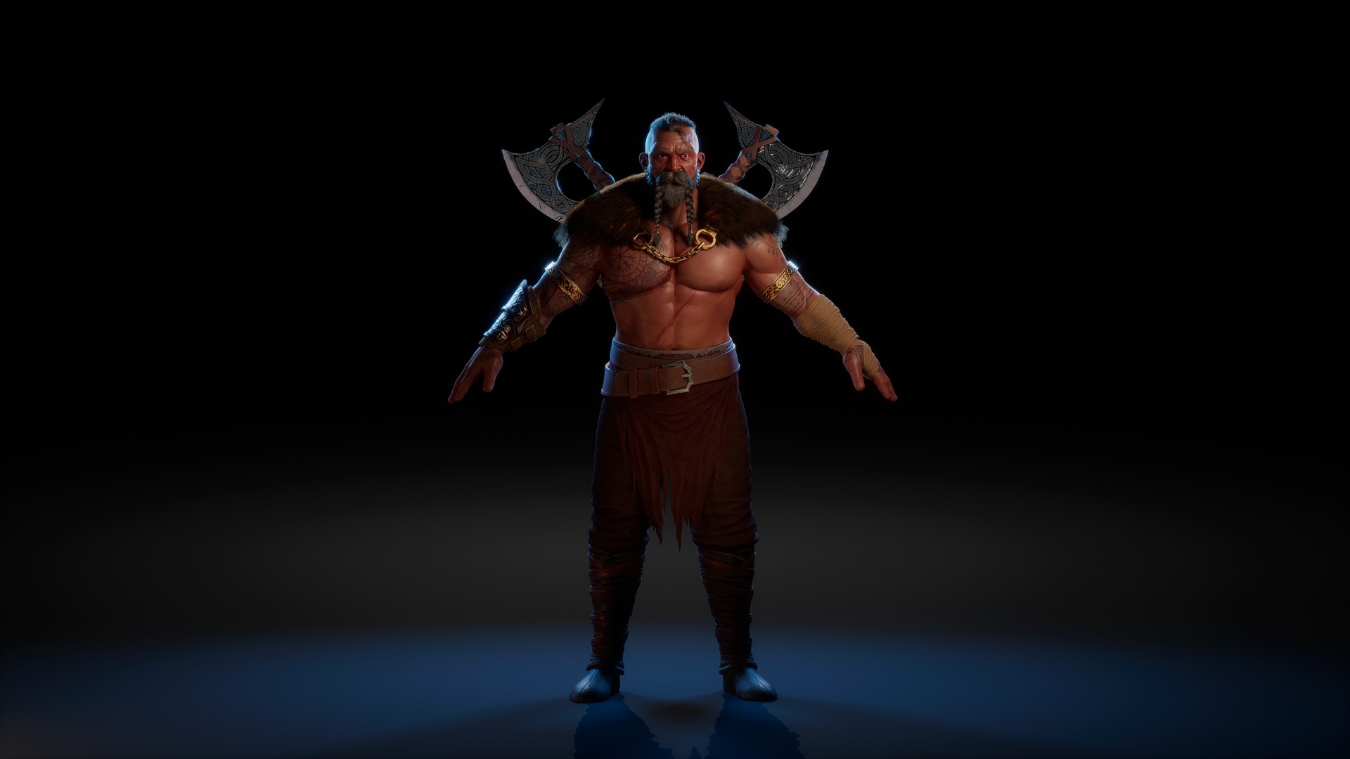 Viking Character Pack 3D model_1
