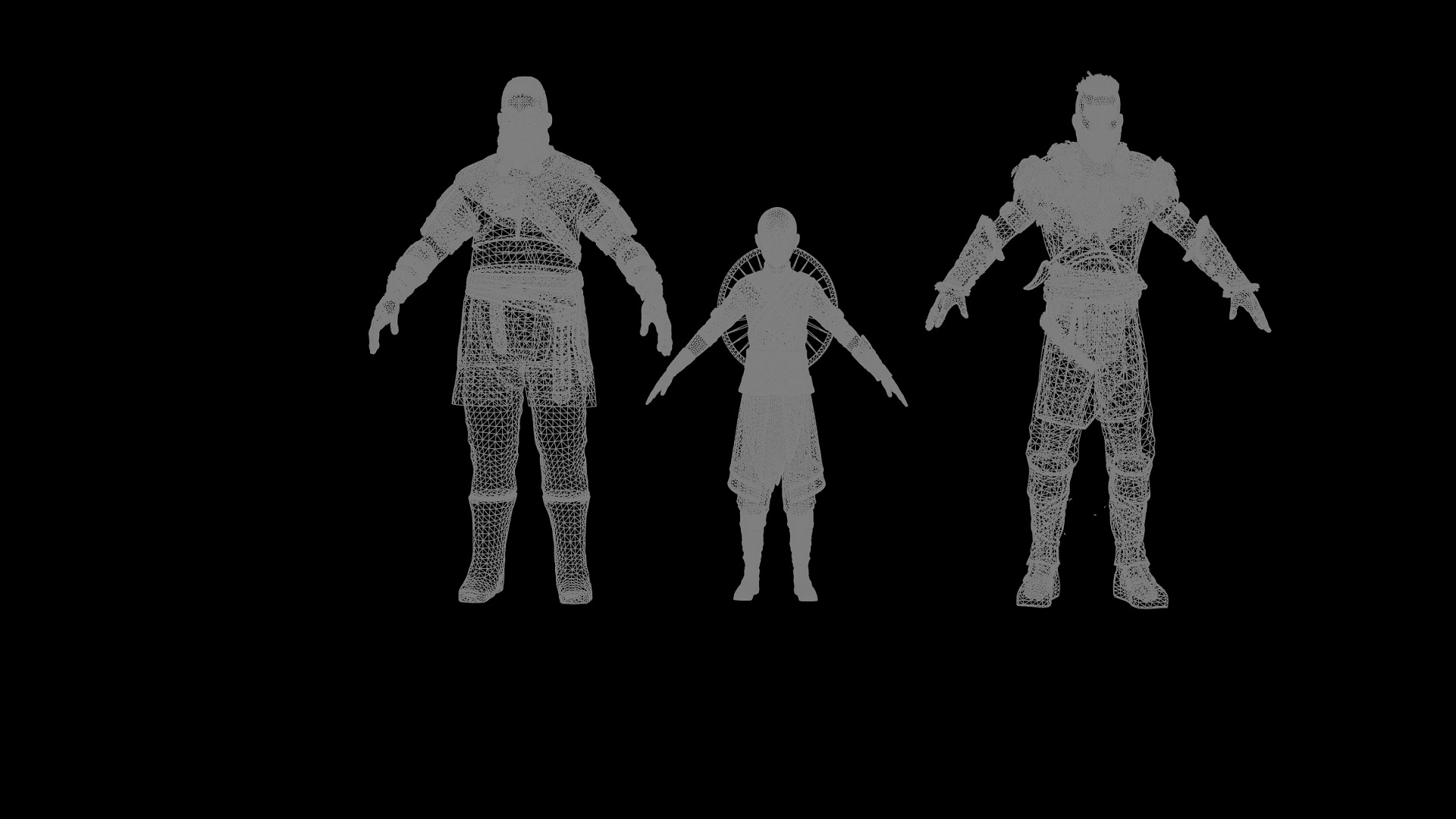 Viking Character Pack 3D model_14