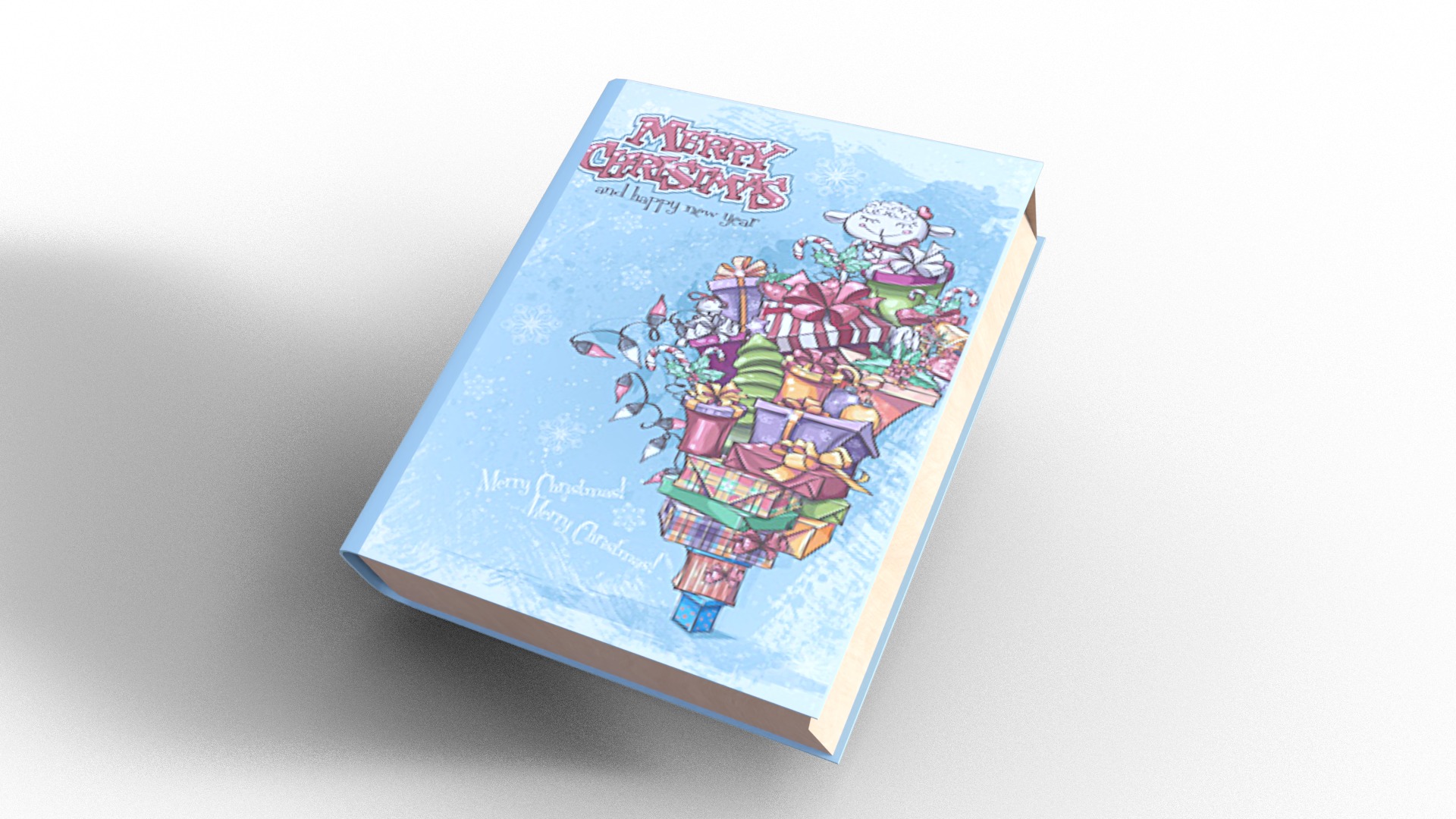 Children Christmas Pack Low-poly 3D model_10