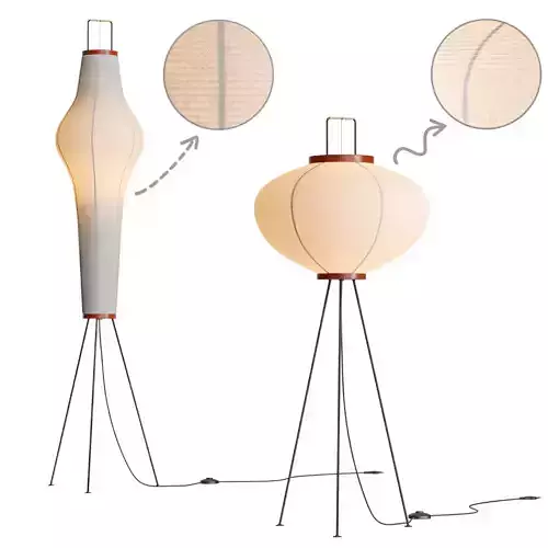 Akari Floor Lamp 3D model