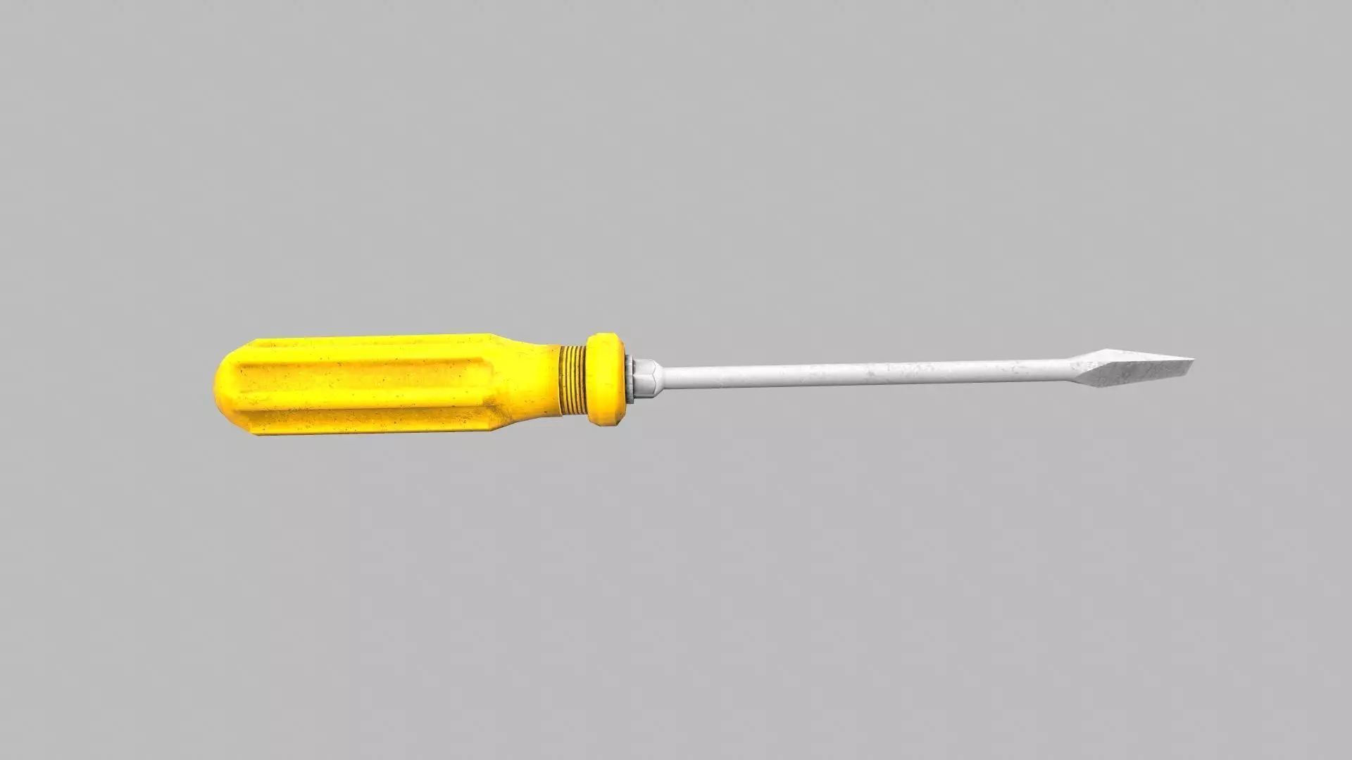 Screwdriver Low-poly 3D model_0