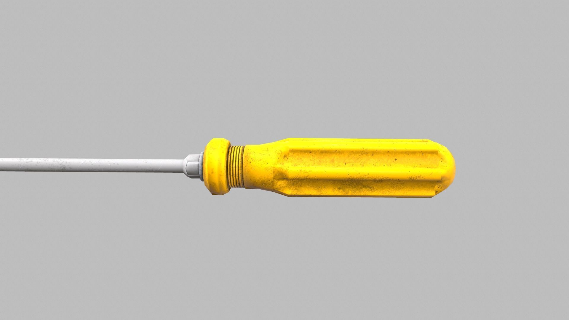 Screwdriver Low-poly 3D model_6