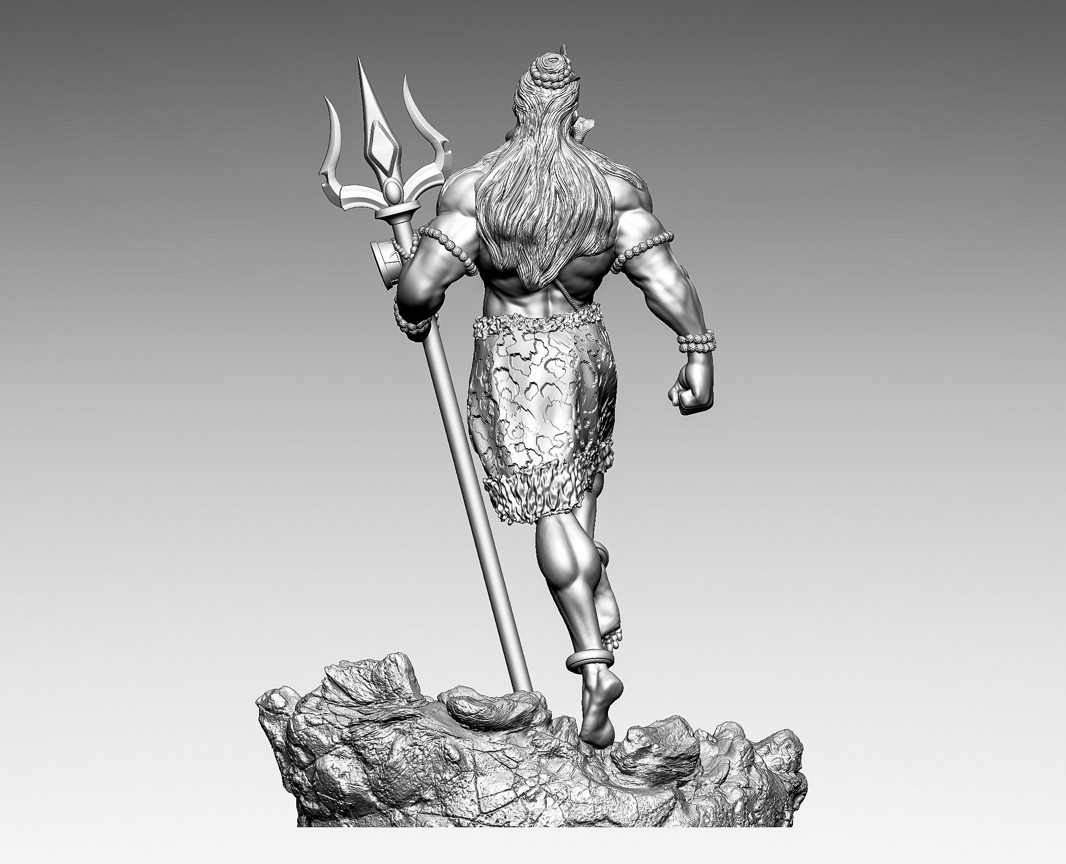 Lord shiva 3D print model_3