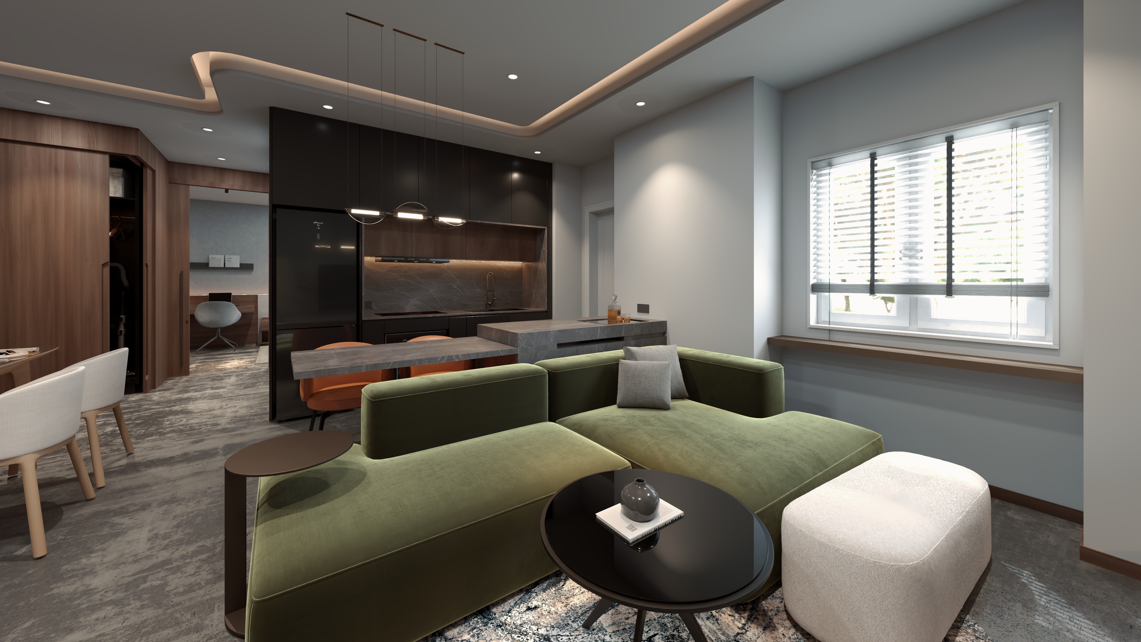 Modern Apartment Design 3D model_6