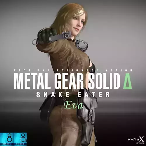 Metal Gear Solid Delta Snake Eater - Eva For Genesis 8