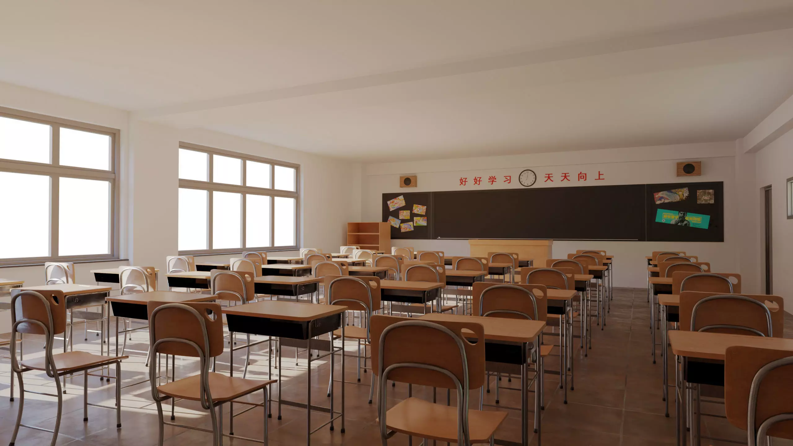 classroom 3D model_0