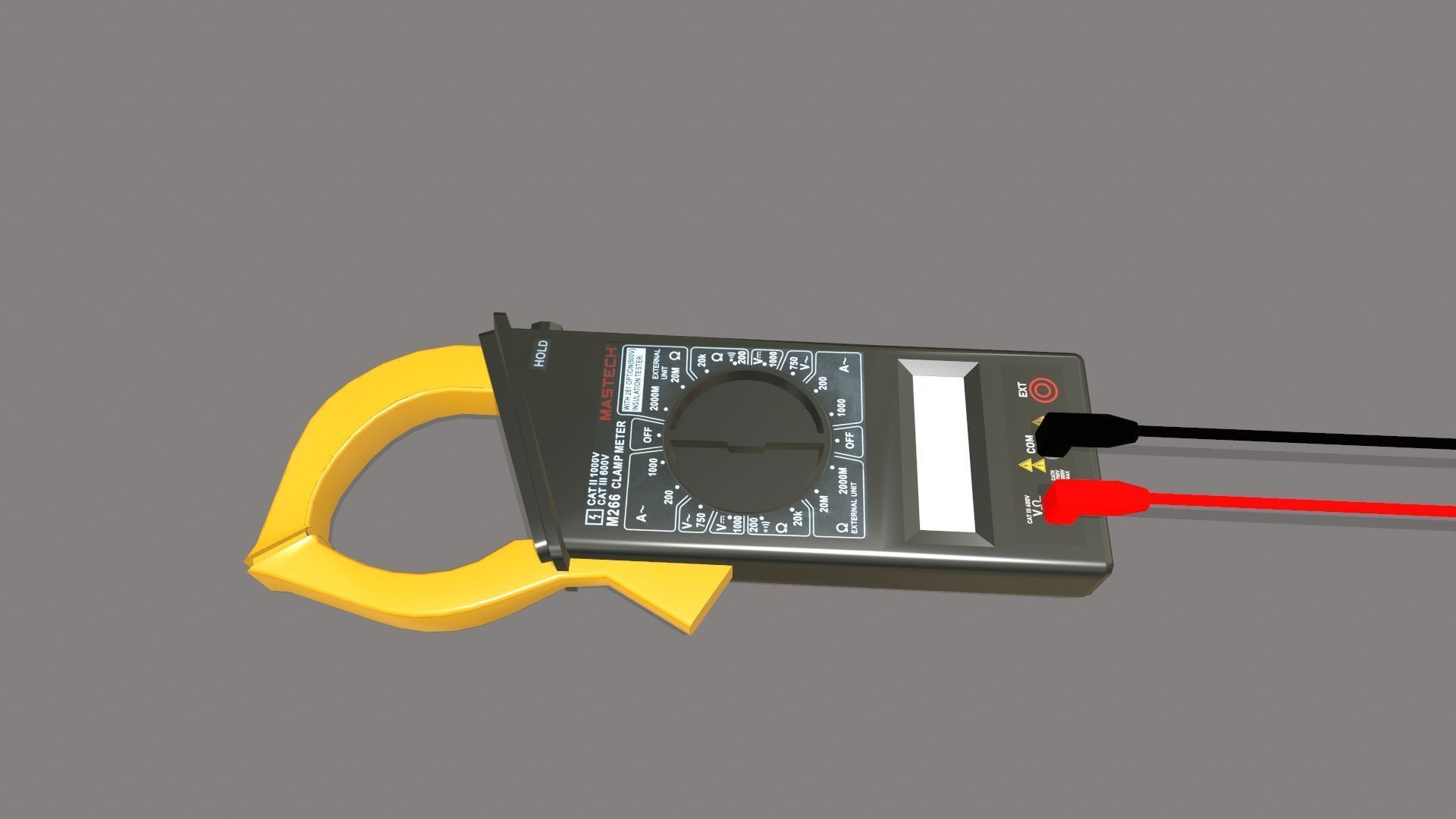 Multimeter Low-poly 3D model_4