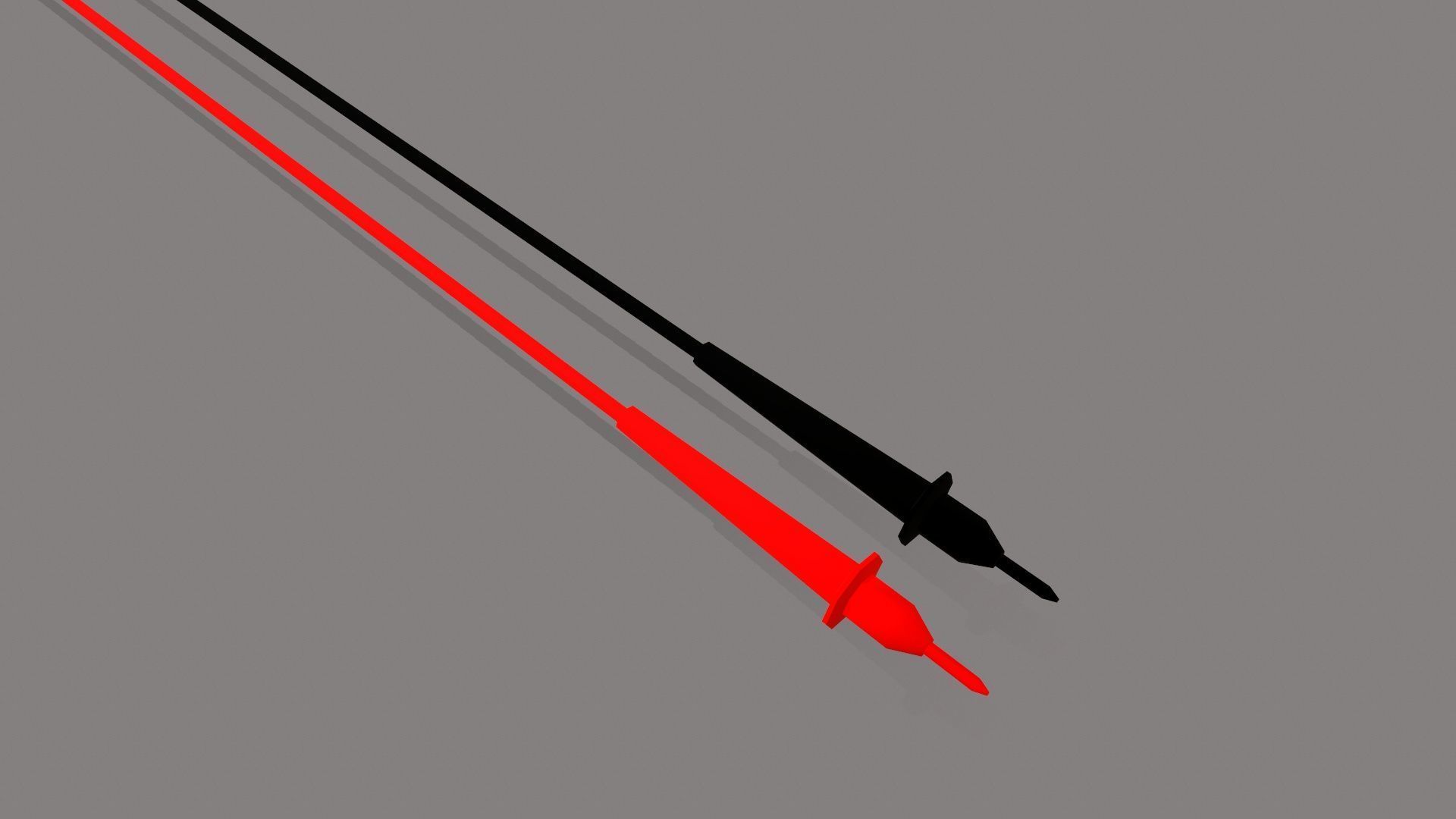 Multimeter Low-poly 3D model_9