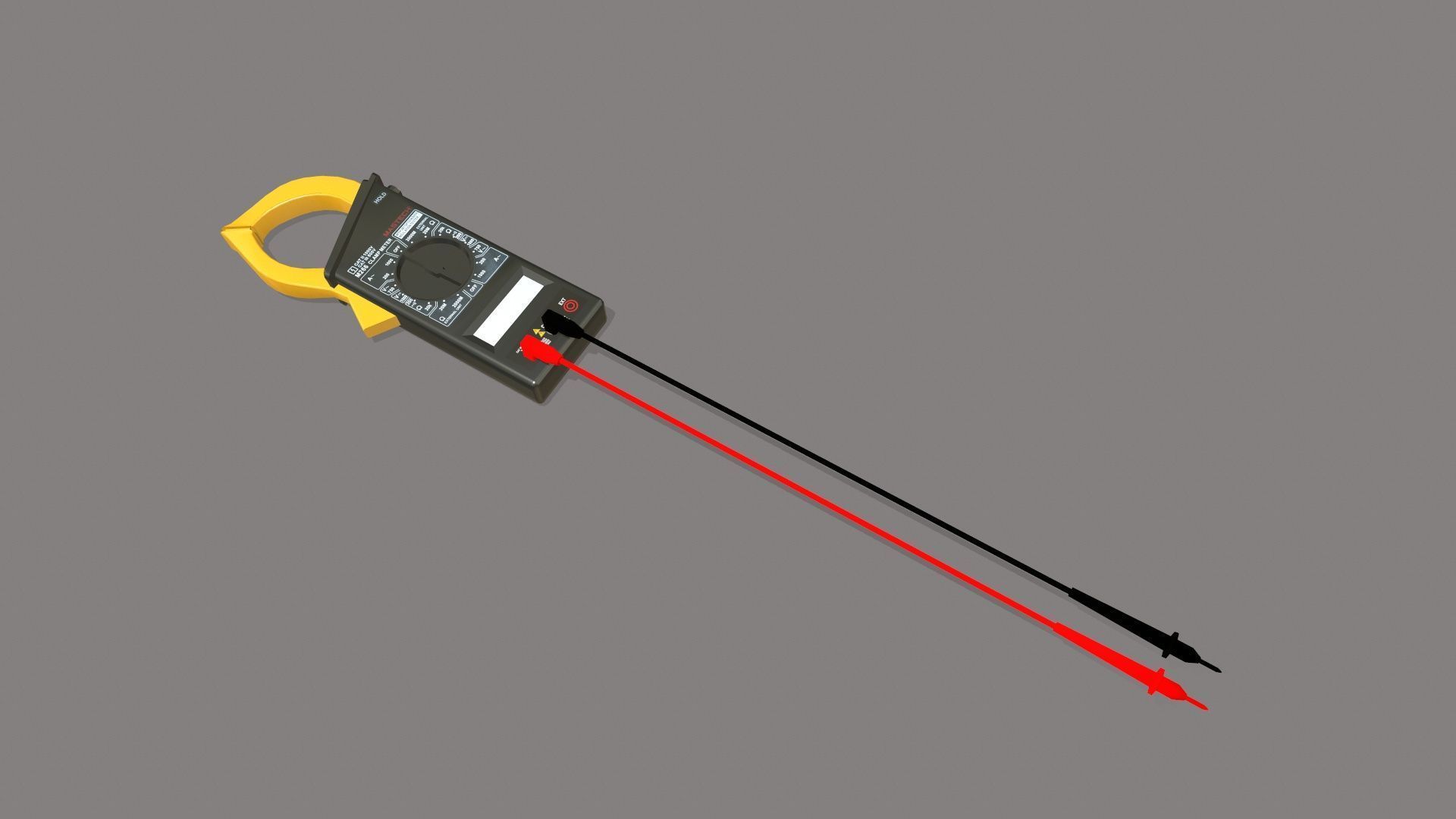 Multimeter Low-poly 3D model_2