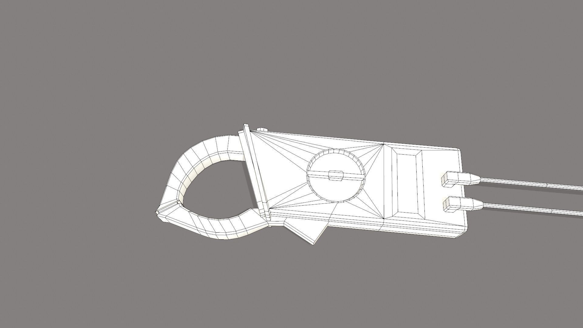 Multimeter Low-poly 3D model_12