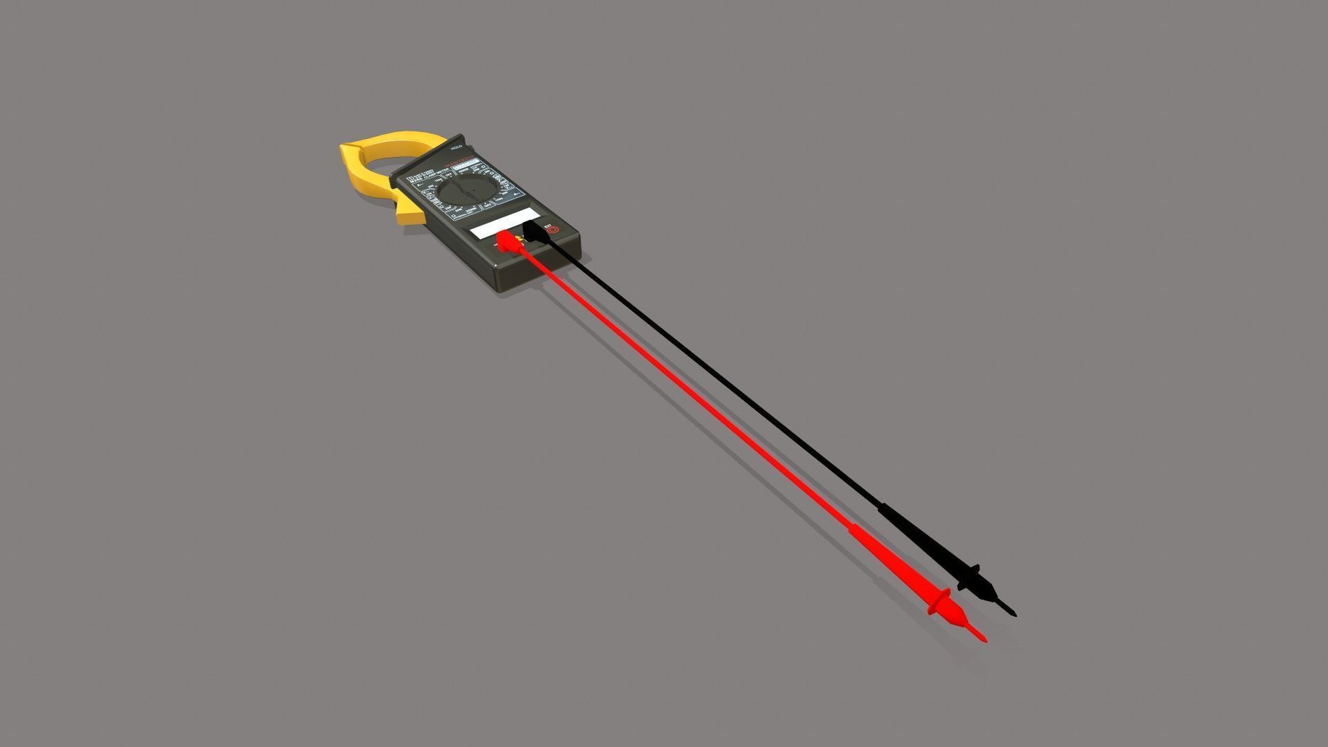 Multimeter Low-poly 3D model_3