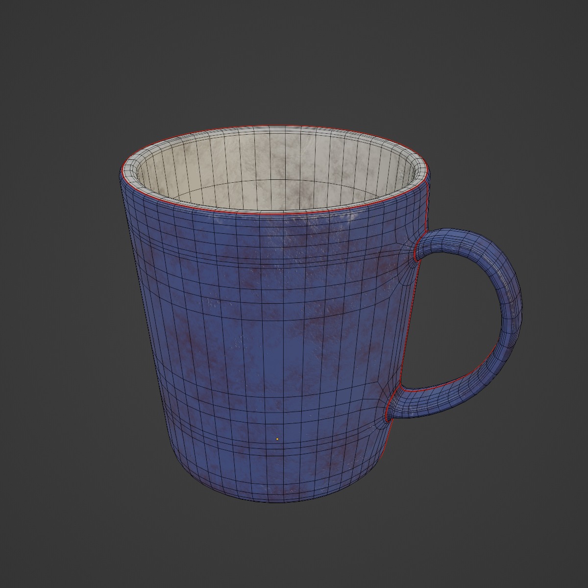 Old Dirty Coffee Cup 04 3D model_7