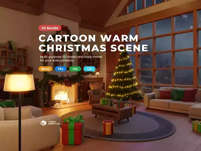 Christmas Decoration Warm Scene Bundle Pack