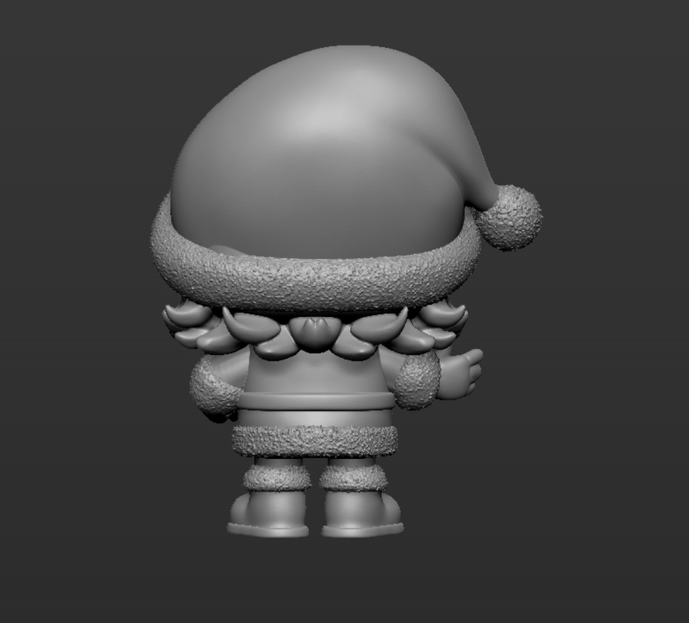 Funko Pop Santa Claus 3D print model 3D print model_5
