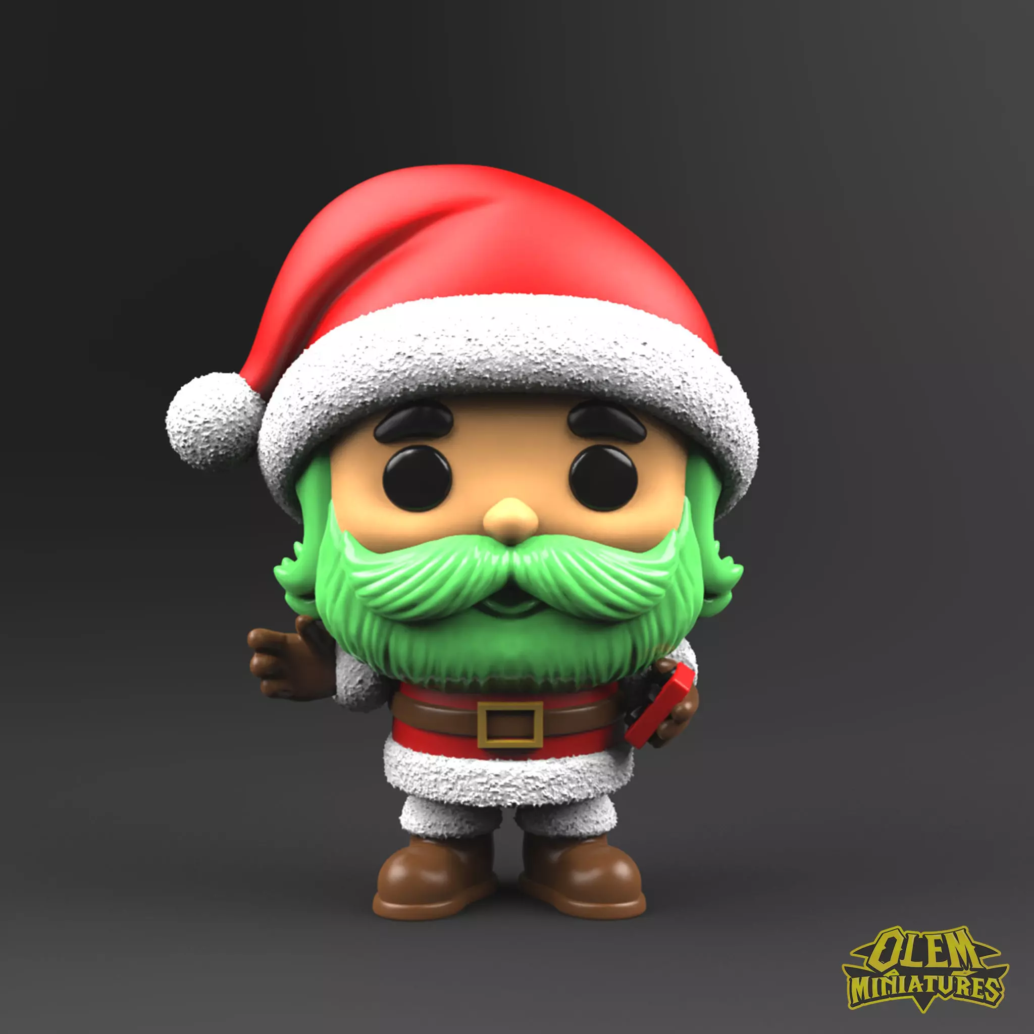Funko Pop Santa Claus 3D print model 3D print model_0