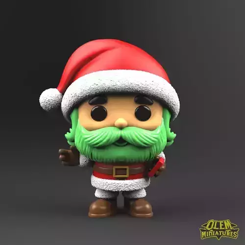 Funko Pop Santa Claus 3D print model 3D print model
