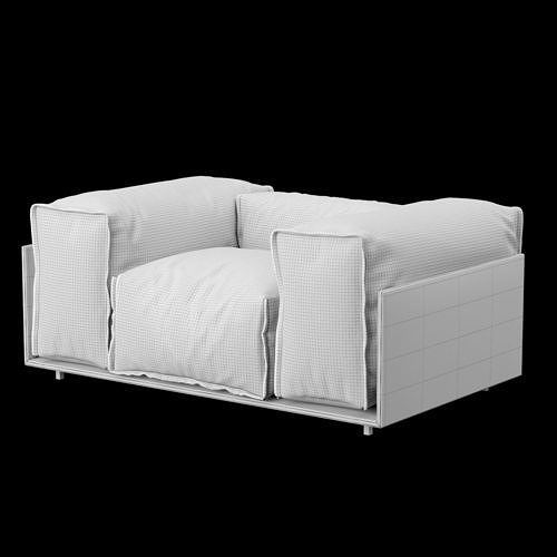 Modern chair 7 3D model 4