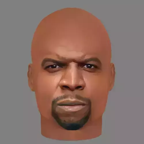 Terry Crews Head - Low poly head for game