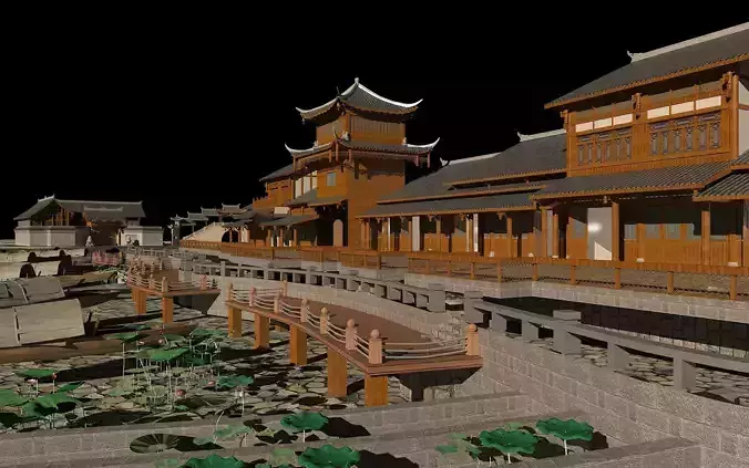 Chinese ancient palace 