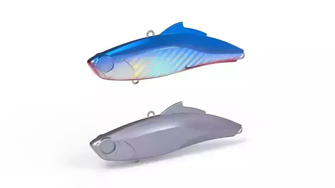 Hard fishing lure 75mm 3D print model