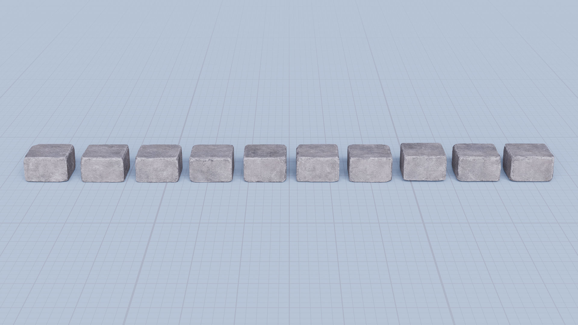 Stone Block Pack Vol 01 - Variant 01 Low-poly 3D model_2
